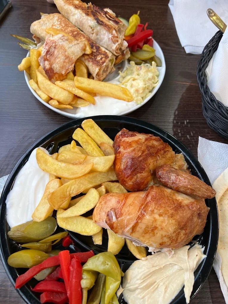 Syrisch-levantinisches Gericht angerichtet — Damasco Rose, Kassel